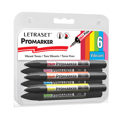 ProMarker 6 Set Vibrant Tones