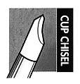 Shaper Cup Chisel Soft Storlek 16. (13mm)