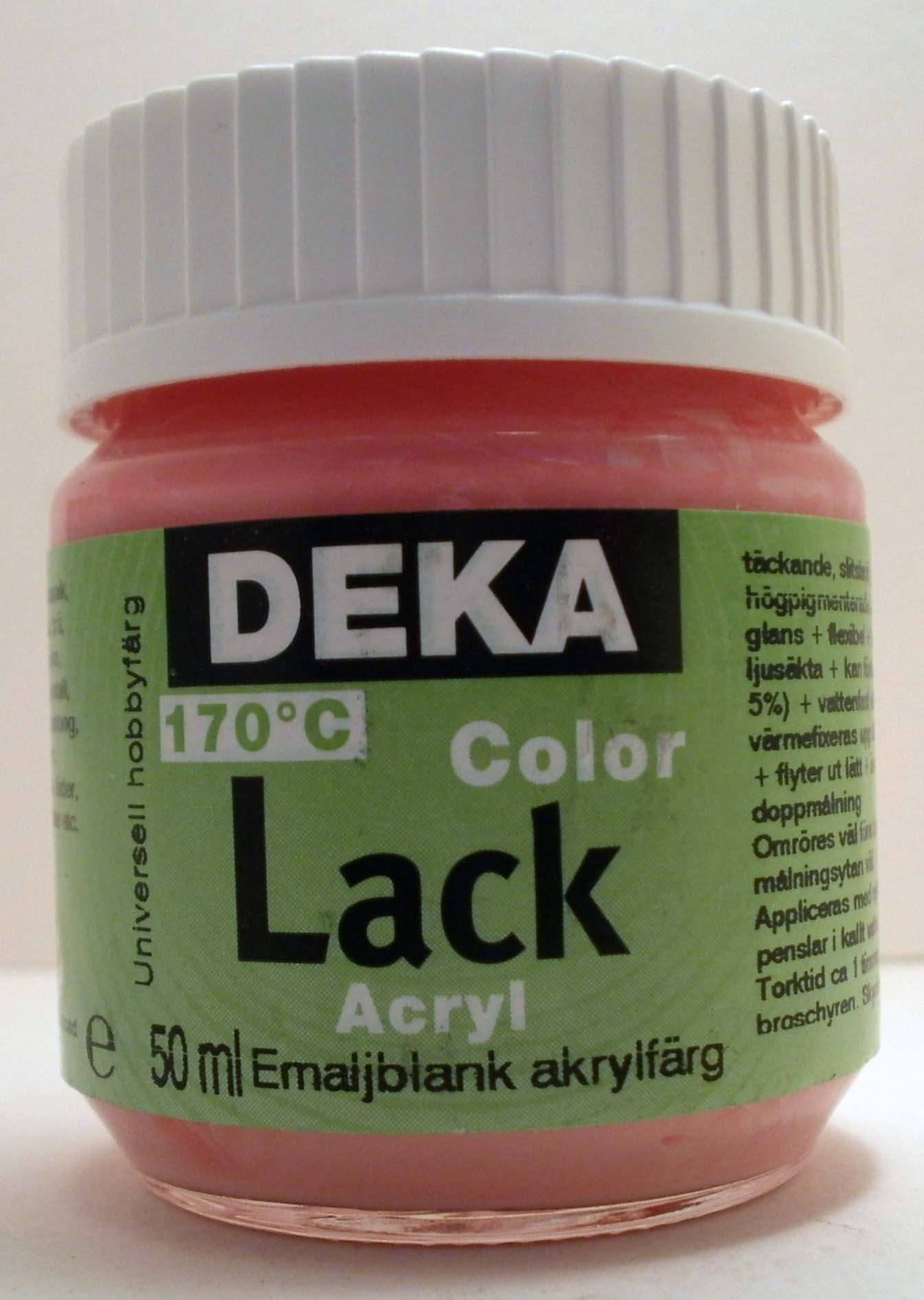Hobbyfärg DEKA Lack 50 ml Rosé 1028