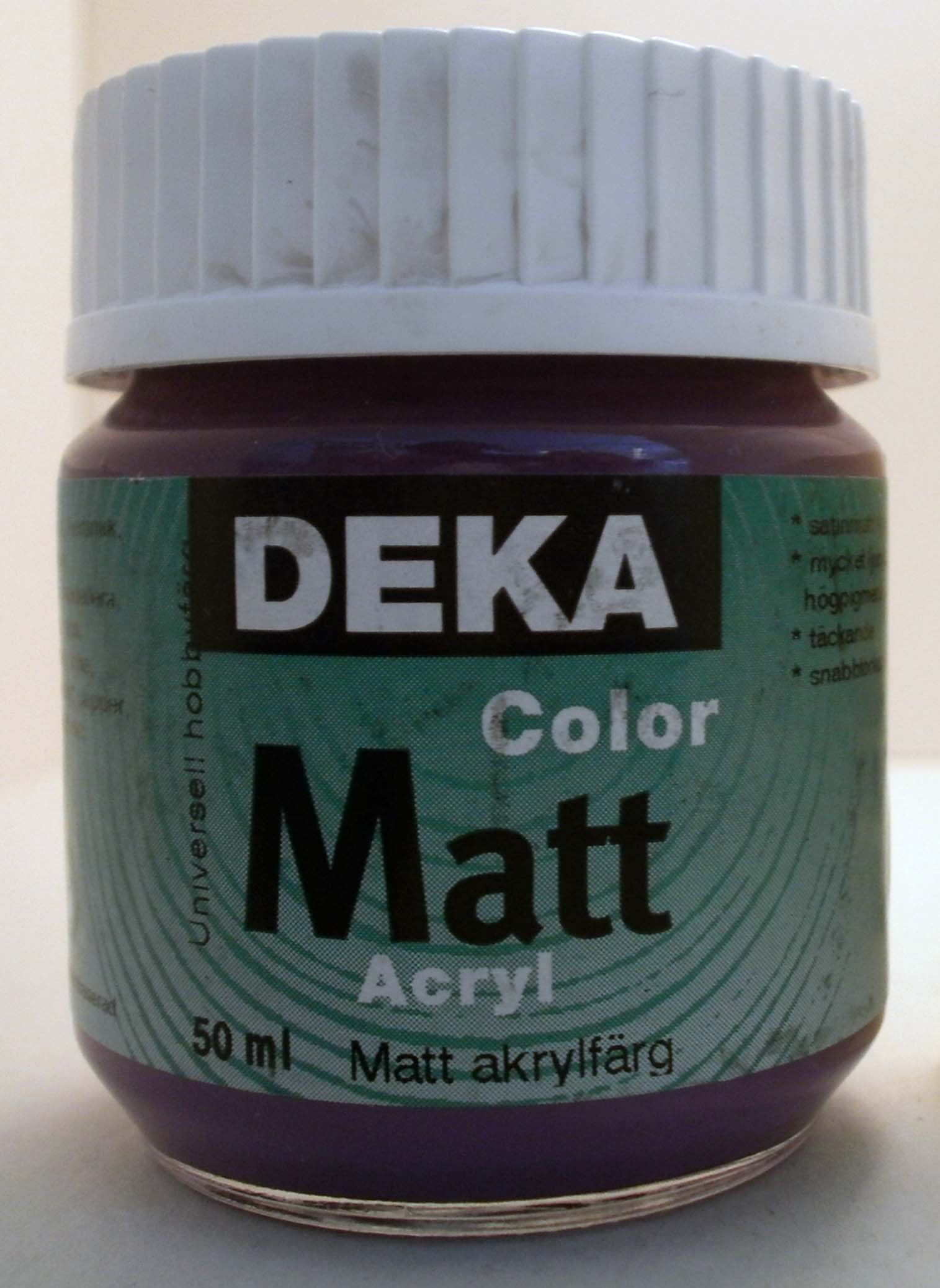 Hobbyfärg DEKA ColorMatt 50 ml Violet 1239