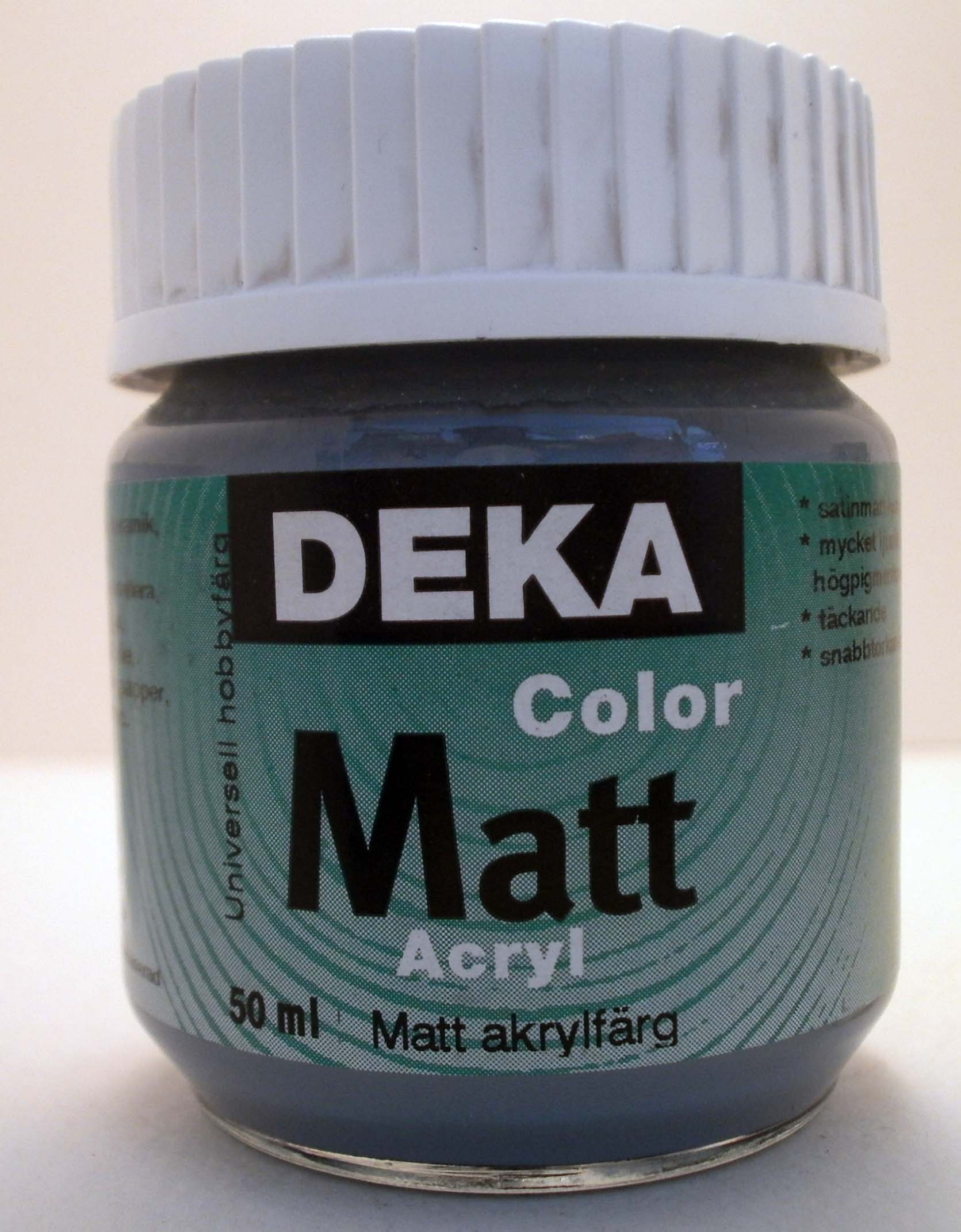 Hobbyfärg DEKA ColorMatt 50 ml Rökblå 1246