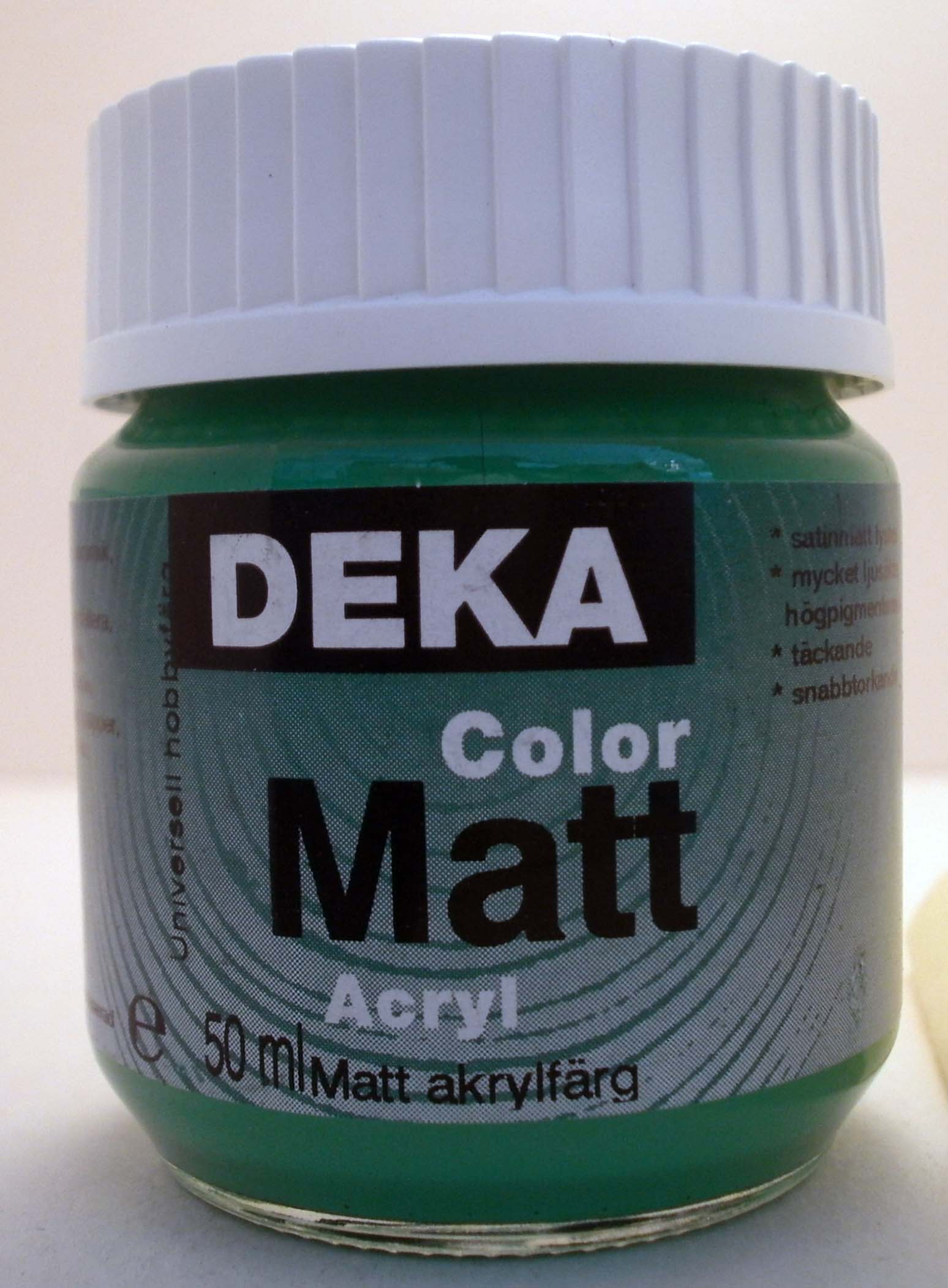 Hobbyfärg DEKA ColorMatt 50 ml Grön 1264