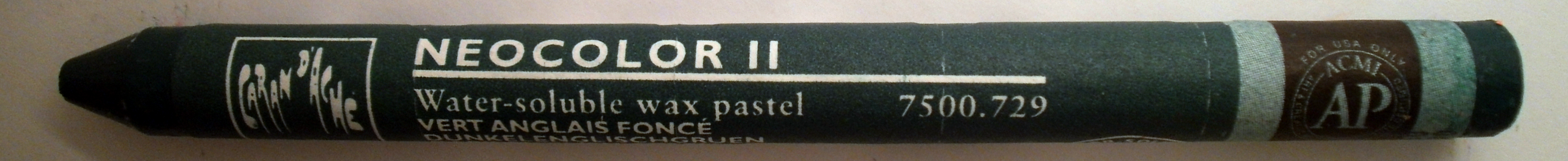Vaxkrita CDA NeoColor II  729  Dark english green