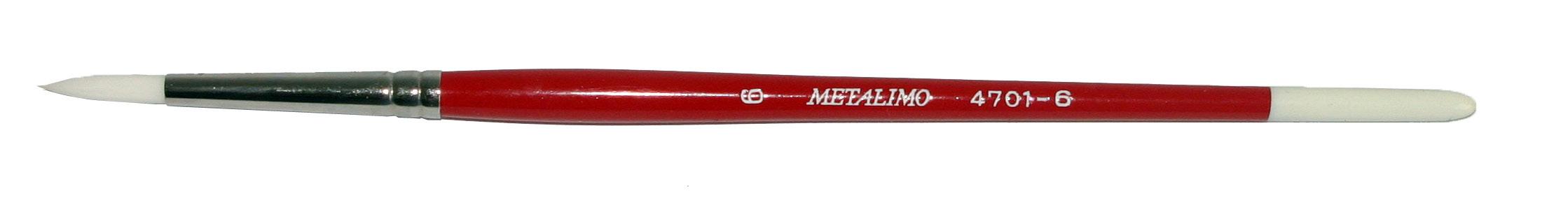 Metalimo serie 4701 nylonpensel - rund, Diameter 3,0 mm, längd 15 mm