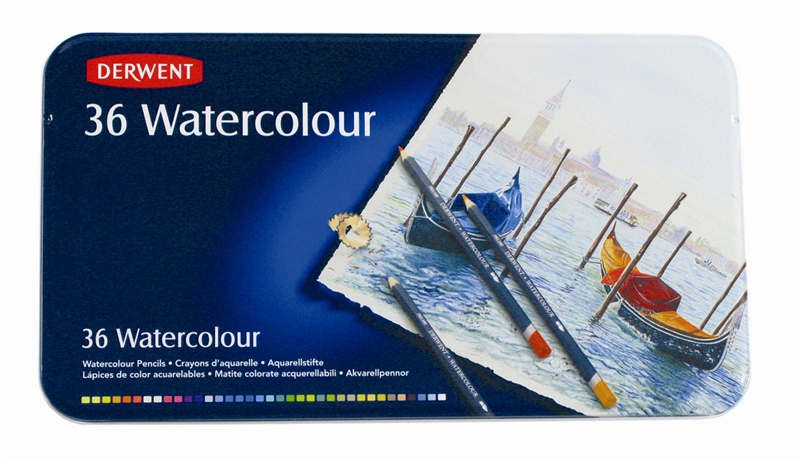 Derwent Watercolour 36 st, ask
