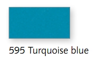 595 Bleu turquoise/ Turkosblå 50X65 ARK