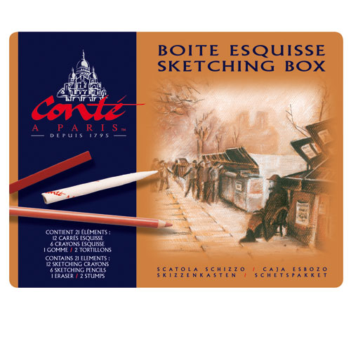 CAP Sketching set 18x inkl. tbh ask