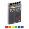 Touch Twin Marker 6 Set [Main Color]