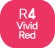 Touch Twin BRUSH Marker Vivid Red R4