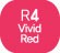 Touch Twin BRUSH Marker Vivid Red R4