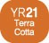 Touch Twin BRUSH Marker Terra Cotta YR21