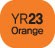 Touch Twin BRUSH Marker Orange YR23