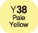 Touch Twin BRUSH Marker Pale Yellow Y38