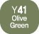 Touch Twin BRUSH Marker Olive Green Y41