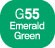 Touch Twin BRUSH Marker Emerald Green G55