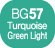Touch Twin BRUSH Marker Turquoise Green Light BG57