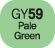 Touch Twin BRUSH Marker Pale Green GY59
