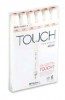 Touch Twin 12 BRUSH Marker Set Skin Tones