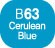 Touch Twin BRUSH Marker Cerulean Blue B63