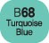 Touch Twin BRUSH Marker Turquoise Blue B68