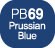 Touch Twin BRUSH Marker Prussian Blue PB69