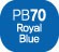Touch Twin BRUSH Marker Royal Blue PB70
