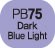 Touch Twin BRUSH Marker Dark Blue Light PB75