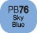 Touch Twin BRUSH Marker Sky Blue PB76