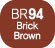 Touch Twin BRUSH Marker Brick Brown BR94