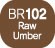 Touch Twin BRUSH Marker Raw Umber BR102
