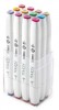 Touch Twin 12 BRUSH Marker Set Pastel Color