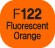 Touch Twin BRUSH Marker Fluorescent Orange F122