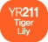 Touch Twin BRUSH Marker Tiger Lily YR211