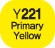 Touch Twin BRUSH Marker Primary Yellow Y221