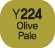 Touch Twin BRUSH Marker Olive Pale Y224