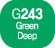 Touch Twin BRUSH Marker Green Deep G243