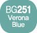 Touch Twin BRUSH Marker Verona Blue BG251