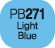 Touch Twin BRUSH Marker Light Blue PB271