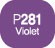 Touch Twin BRUSH Marker Violet P281