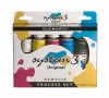 Akrylset System3 Process Set. 5x75 ml.
