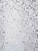 CREA Motions paper A4 Damask flowers silver-withe