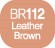 Touch Twin Marker Leather Brown BR112