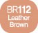 Touch Twin Marker Leather Brown BR112