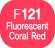 Touch Twin Marker Fluorescent Coral Red F121