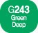 Touch Twin Marker Green Deep G243