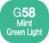 Touch Twin Marker Mint Green Light G58