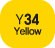 Touch Twin Marker Yellow Y34