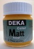 Hobbyfärg DEKA ColorMatt 50 ml Gul  1207