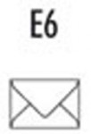 Kuvert 1001 <E6 5-p  Azure Blue 393