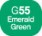 Touch Twin BRUSH Marker Emerald Green G55